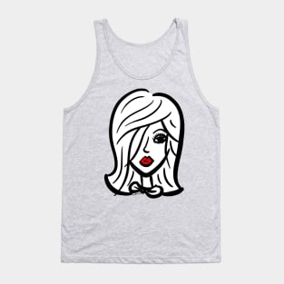 Red Lips Series 3 Tank Top